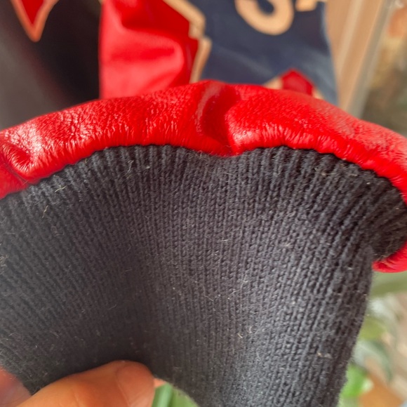 XL 🏍️ RARE USA 🇺🇸 unique Men’s LEATHER jacket coat moto - Picture 8 of 16